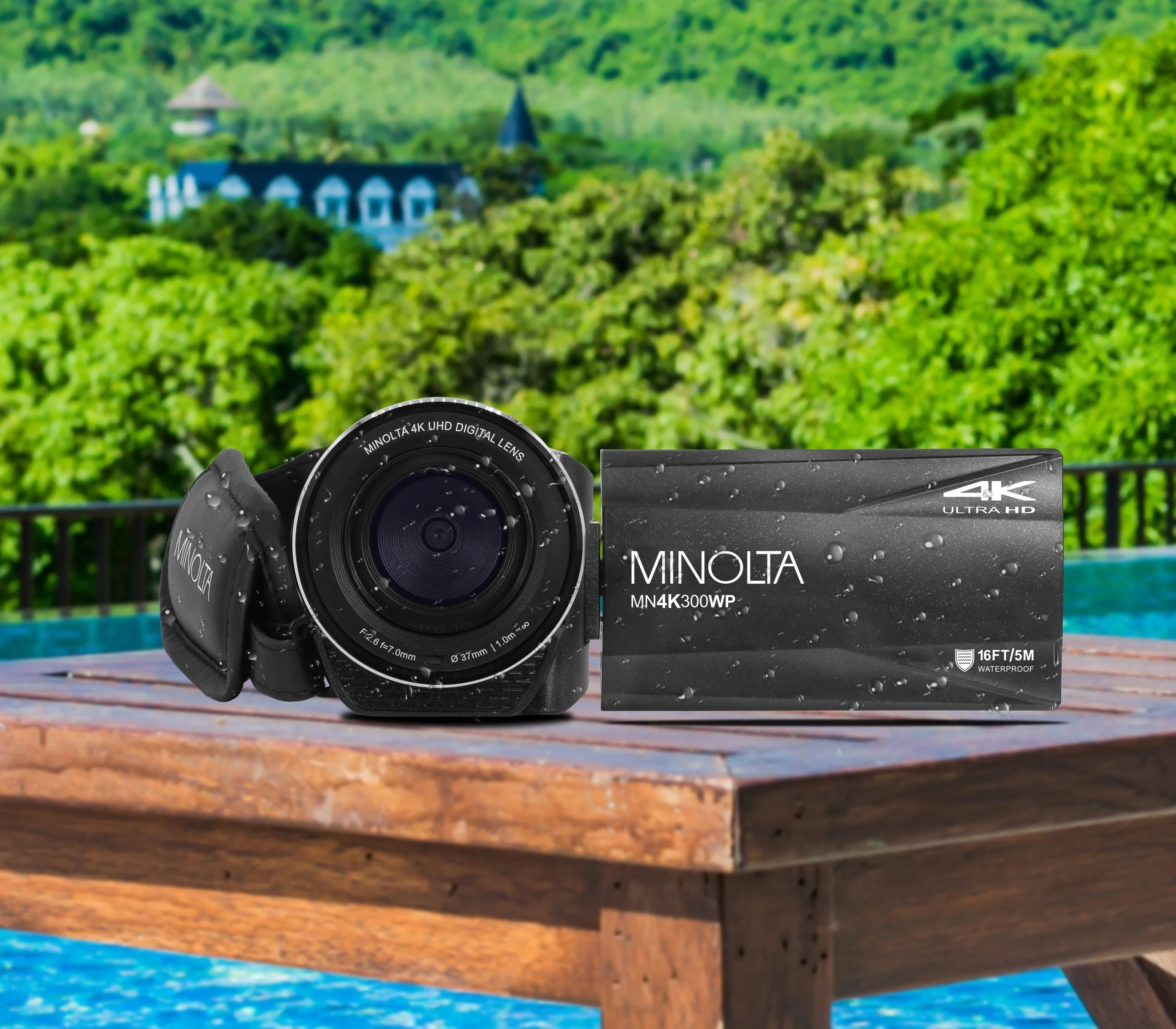 MN4K300WP 4K Ultra HD / 56 MP Waterproof Camcorder — Minolta Digital